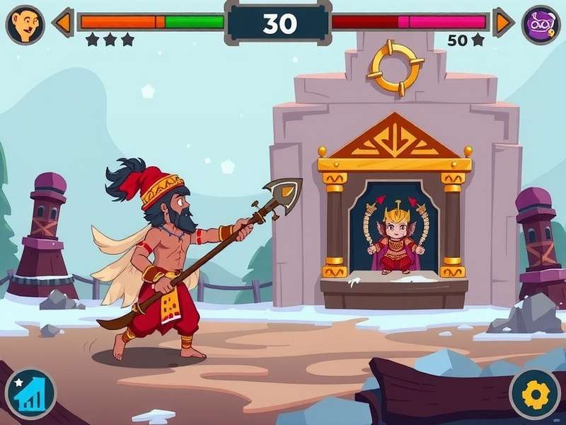 Bheem Frozen Journey combat system